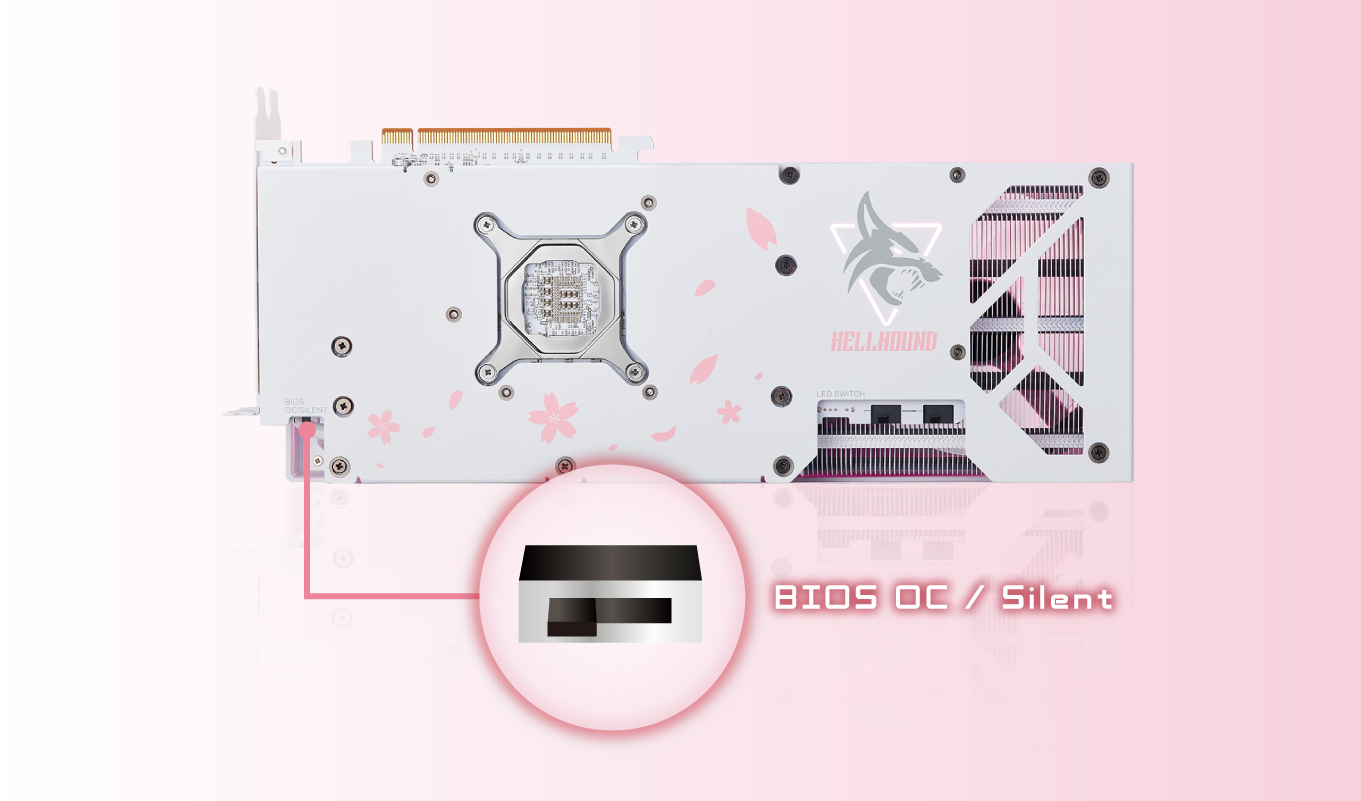 PowerColor Hellhound Sakura Radeon RX 7800 XT Graphics Card